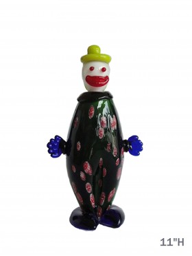Hand-blown Glass Clown 